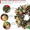 Christmas Lighted Wreath for Front Door 28 Inches Pre-Lit 35 LED Lights (Classic) 5"D x 28"W x 28"H